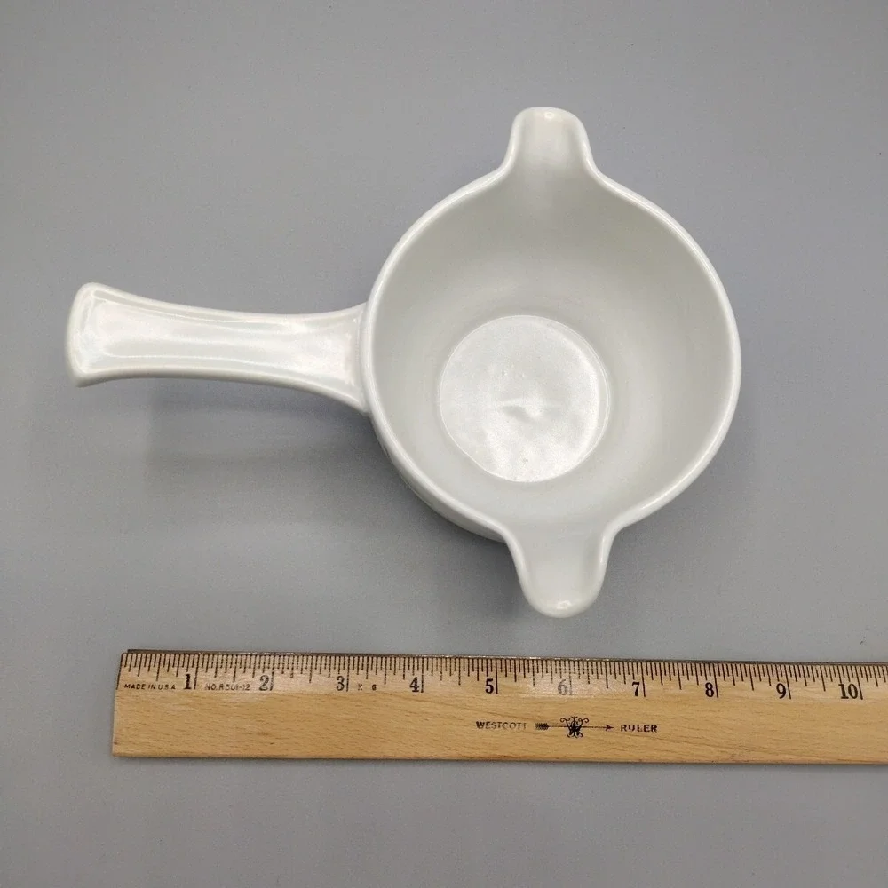 VTG 1973 Lambeth Stoneware Royal Doulton Summer Days Gravy Boat Stick Handle
